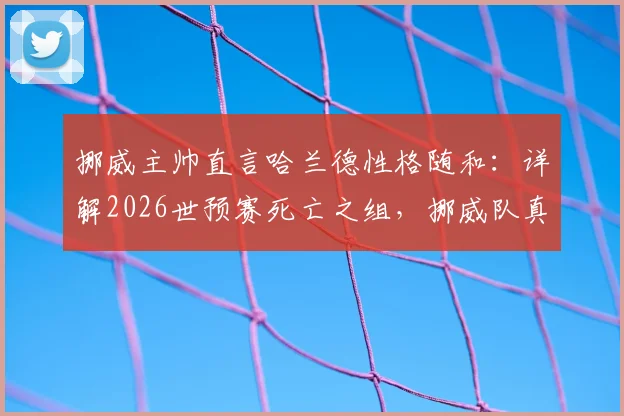 挪威主帅直言哈兰德性格随和：详解2026世预赛死亡之组，挪威队真实战力与前景分析